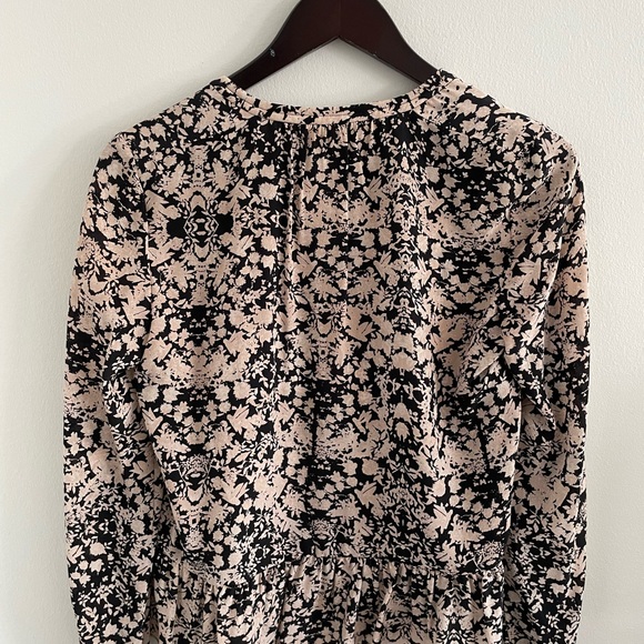 Rebecca Taylor Pink and Black Peplum Blouse | 2 - Picture 4 of 8